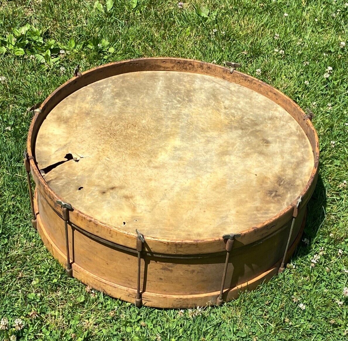 Antique Band Drum Or Bass Drum