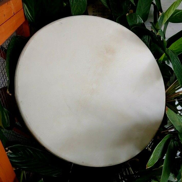 Entry Level Goatskin Bodhran Hand Drum With Beater 18"